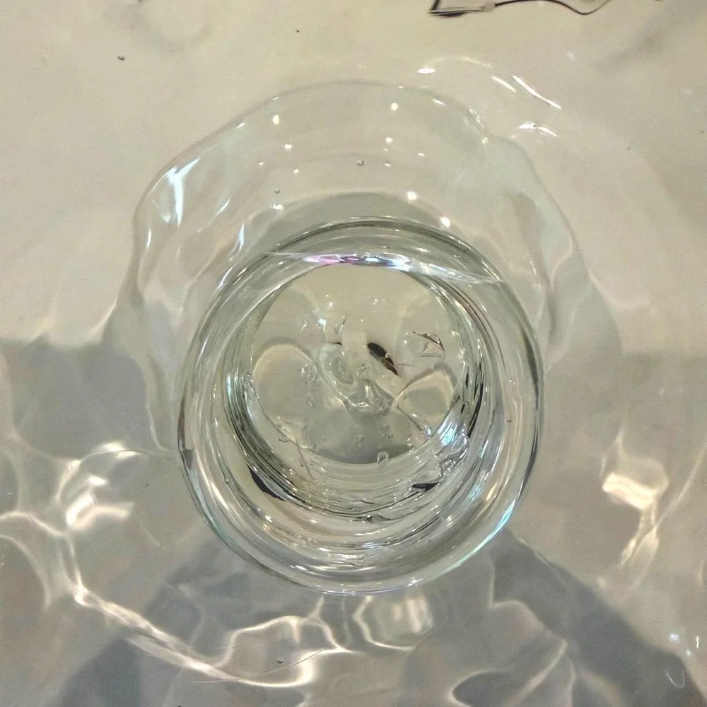 Crate and Barrel Go Fish Koi‎ Pedestal Bowl Hand Blown Glass Rare HTF Large